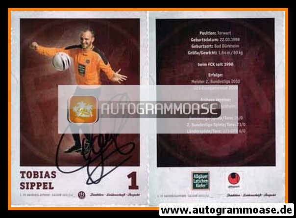 Autogramm Fussball | 1. FC Kaiserslautern | 2011 | Tobias SIPPEL