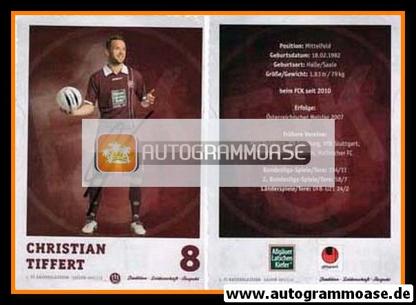 Autogramm Fussball | 1. FC Kaiserslautern | 2011 | Christian TIFFERT