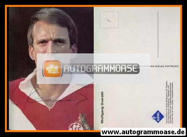 Autogramm Fussball | 1. FC Köln | 1966 | Wolfgang OVERATH (Portrait Color) Aral