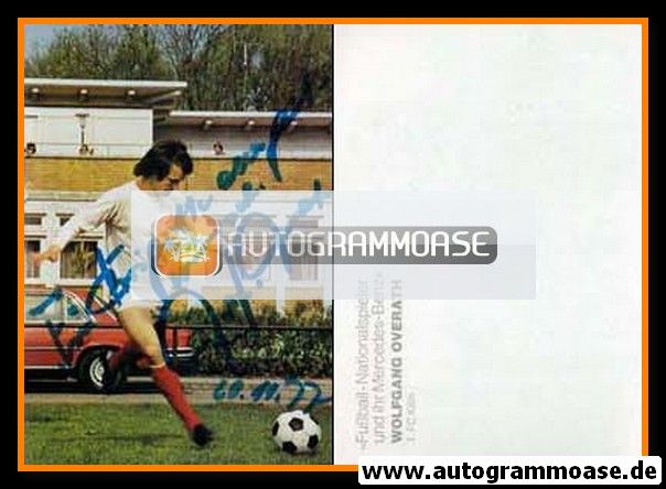 Autogramm Fussball | 1. FC Köln | 1970er | Wolfgang OVERATH (Spielszene Color) Mercedes