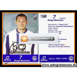 Autogramm Fussball | Hertha BSC Berlin | 1999 | Sergej MANDREKO