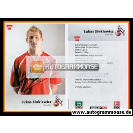 Autogramm Fussball | 1. FC Köln | 2004 | Lukas SINKIEWICZ