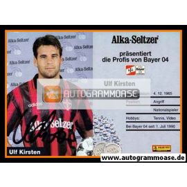Autogramm Fussball | Bayer Leverkusen | 1995 | Ulf KIRSTEN