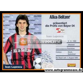 Autogramm Fussball | Bayer Leverkusen | 1995 | Ioan LUPESCU