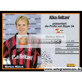 Autogramm Fussball | Bayer Leverkusen | 1995 | Markus MÜNCH