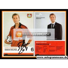 Autogramm Fussball | Bayer Leverkusen | 2006 | Simon ROLFES 