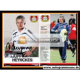 Autogramm Fussball | Bayer Leverkusen | 2009 | Jupp HEYNCKES