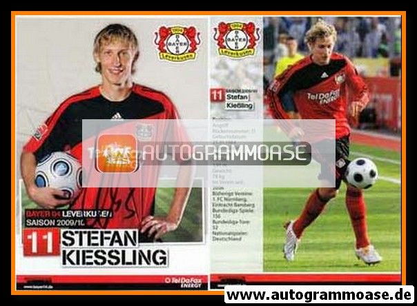 Autogramm Fussball | Bayer Leverkusen | 2009 | Stefan KIESSLING