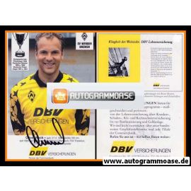 Autogramm Fussball | SV Werder Bremen | 1992 | Oliver RECK