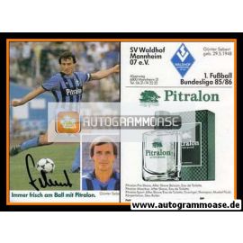 Autogramm Fussball | SV Waldhof Mannheim | 1985 | Günter SEBERT