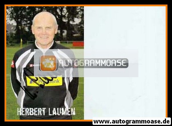 Autogramm Fussball | Borussia Mönchengladbach | 2000er | Herbert LAUMEN (Portrait Color Postbank)