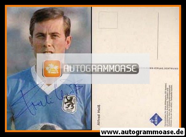Autogramm Fussball | TSV 1860 München | 1966 Aral | Alfred HEISS