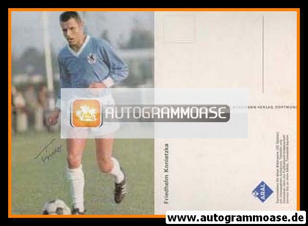 Autogramm Fussball | TSV 1860 München | 1966 Aral | Timo KONIETZKA