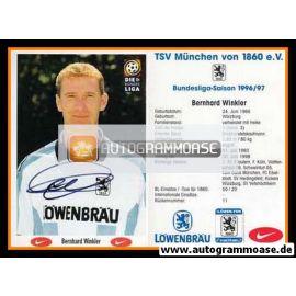 Autogramm Fussball | TSV 1860 München | 1996 | Bernhard WINKLER