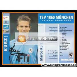 Autogramm Fussball | TSV 1860 München | 1999 | Marco KURZ