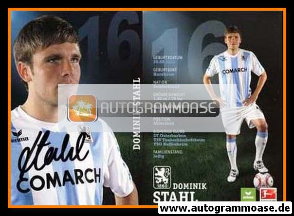 Autogramm Fussball | TSV 1860 München | 2010 | Dominik STAHL