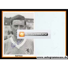Autogramm Fussball | TSV 1860 München | 1960er Retro | Rudolf STEINER (Portrait SW)
