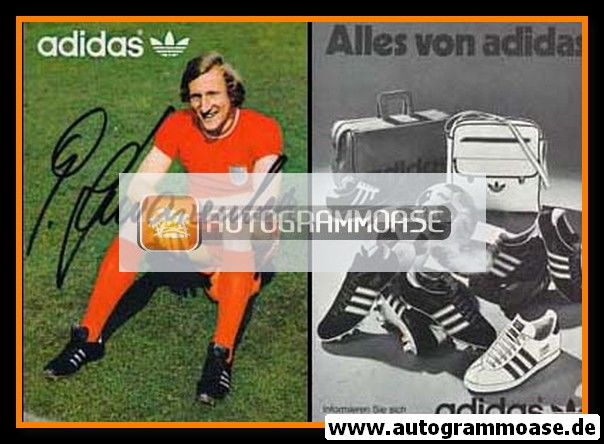 Autogramm Fussball | FC Bayern München | 1970er Adidas | Georg SCHWARZENBECK