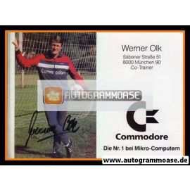 Autogramm Fussball | FC Bayern München | 1987 | Werner OLK