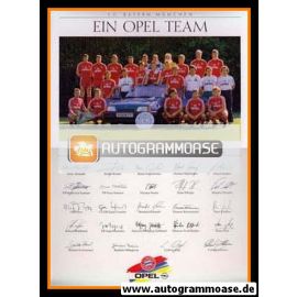 Mannschaftskarte Fussball | FC Bayern München | 1989 Opel