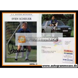 Autogramm Fussball | FC Bayern München | 1994 | Sven SCHEUER (Motiv 2)