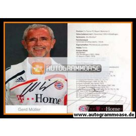 Autogramm Fussball | FC Bayern München | 2009 | Gerd MÜLLER