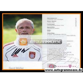 Autogramm Fussball | FC Bayern München | 2010 | Gerd MÜLLER