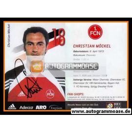 Autogramm Fussball | 1. FC Nürnberg | 2001 | Christian MÖCKEL