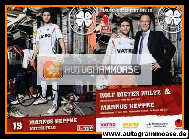 Autogramm Fussball | Rot-Weiss Oberhausen | 2009 | Markus HEPPKE