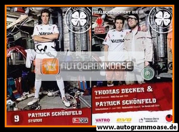 Autogramm Fussball | Rot-Weiss Oberhausen | 2009 | Patrick SCHÖNFELD