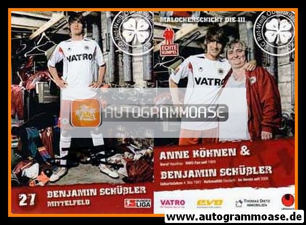 Autogramm Fussball | Rot-Weiss Oberhausen | 2009 | Benjamin SCHÜSSLER