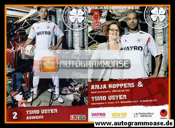 Autogramm Fussball | Rot-Weiss Oberhausen | 2009 | Timo USTER