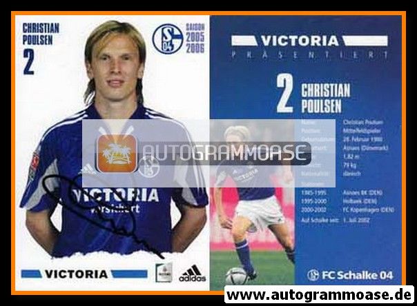 Autogramm Fussball | FC Schalke 04 | 2005 | Christian POULSEN