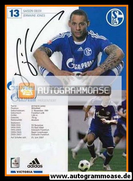 Autogramm Fussball | FC Schalke 04 | 2008 | Jermaine JONES