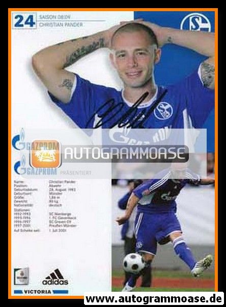 Autogramm Fussball | FC Schalke 04 | 2008 | Christian PANDER
