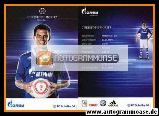 Autogramm Fussball | FC Schalke 04 | 2010 | Christoph MORITZ
