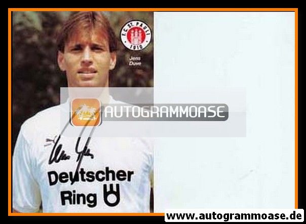 Autogramm Fussball | FC St. Pauli | 1988 | Jens DUVE (2)
