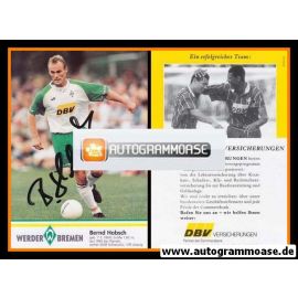 Autogramm Fussball | SV Werder Bremen | 1995 | Bernd HOBSCH