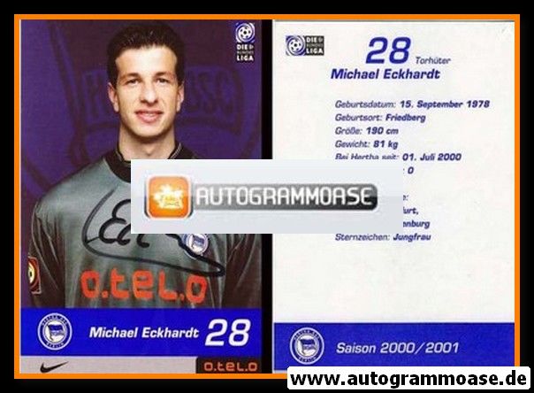 Autogramm Fussball | Hertha BSC Berlin | 2000 | Michael ECKHARDT