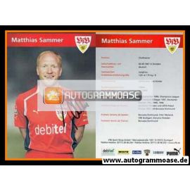 Autogramm Fussball | VfB Stuttgart | 2004 | Matthias SAMMER 