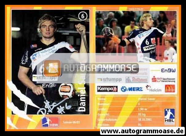 Autogramm Handball | HBW Balingen-Weilstetten | 2006 | Daniel SAUER