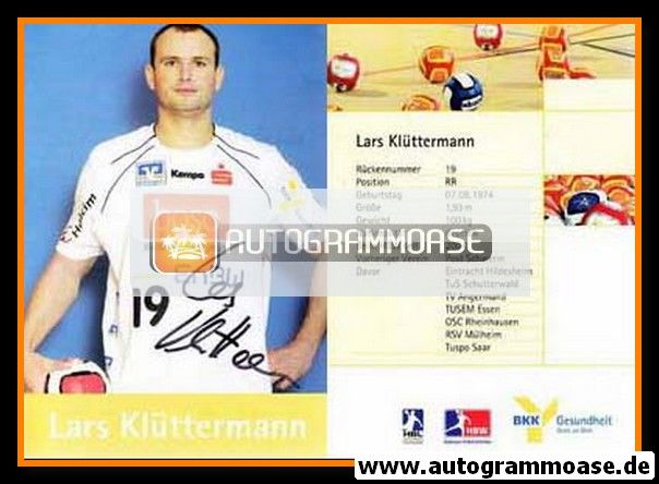 Autogramm Handball | HBW Balingen-Weilstetten | 2007 | Lars KLÜTTERMANN