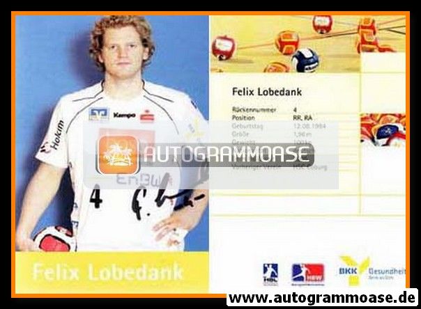 Autogramm Handball | HBW Balingen-Weilstetten | 2007 | Felix LOBEDANK