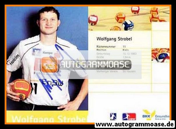 Autogramm Handball | HBW Balingen-Weilstetten | 2007 | Wolfgang STROBEL