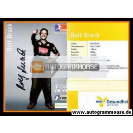 Autogramm Handball | HBW Balingen-Weilstetten | 2008 | Rolf BRACK