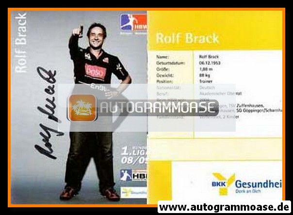 Autogramm Handball | HBW Balingen-Weilstetten | 2008 | Rolf BRACK