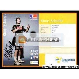 Autogramm Handball | HBW Balingen-Weilstetten | 2008 | Klaus SCHULDT