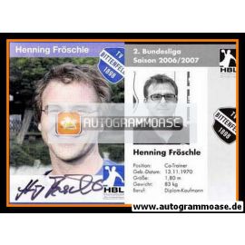 Autogramm Handball | TV Bittenfeld 1898 | 2006 | Henning FRÖSCHLE