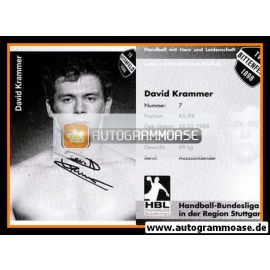 Autogramm Handball | TV Bittenfeld 1898 | 2007 | David KRAMMER