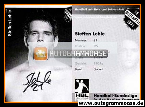 Autogramm Handball | TV Bittenfeld 1898 | 2007 | Steffen LEHLE